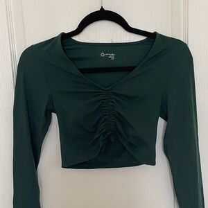 Aerie Forest Green Long Sleeve Top